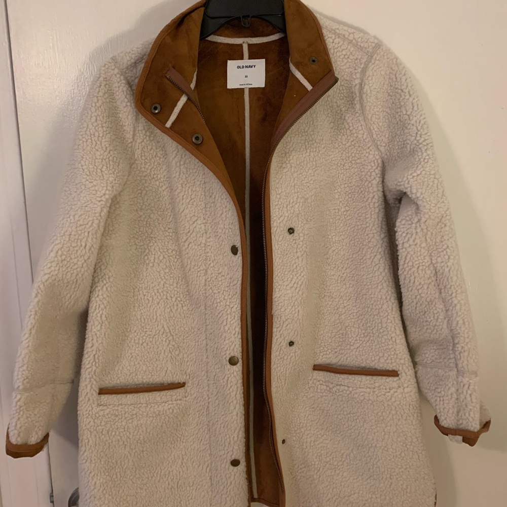 Old Navy Sherpa/FauxSuede Jacket